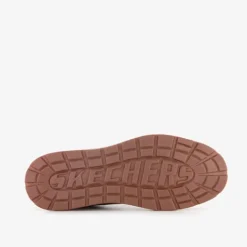 Skechers Evenston - Fanton leren heren sneakers bruin