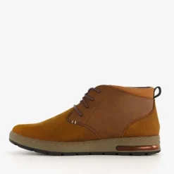 Skechers Evenstone hoge leren heren sneakers bruin Outlet