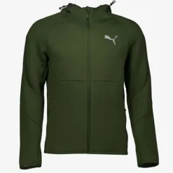 Puma Evostripe heren sweatvest groen New