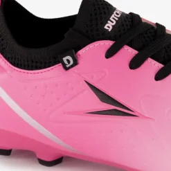 Dutchy FG heren voetbalschoenen roze zwart