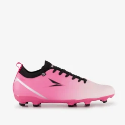 Dutchy FG heren voetbalschoenen roze zwart