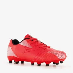 Dutchy FG kinder voetbalschoenen rood zwart Clearance