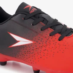 Dutchy FG kinder voetbalschoenen zwart rood Discount