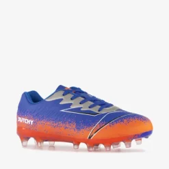 Dutchy FG kinder Voetbalschoenen blauw oranje Clearance