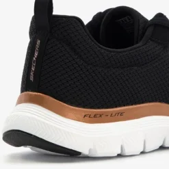 Skechers Flex Appeal 4.0 dames sneakers zwart Online