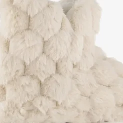 Thu!s Fluffy dames sloffen beige Outlet