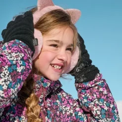 Scapino Fluffy meisjes oorwarmer met oortjes roze Clearance