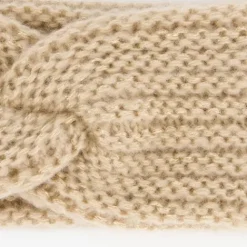 Scapino Gebreide dames hoofdband beige Outlet
