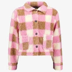 TwoDay Geruite meisjes teddy shacket Best