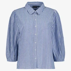TwoDay Gestreepte dames blouse blauw wit Outlet