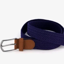 Scapino Gevlochten heren riem blauw cognac Clearance
