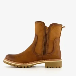 Blue Box Gevoerde dames enkellaarzen bruin Sale