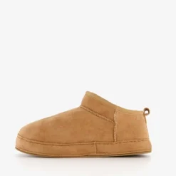 Thu!s Gevoerde dames pantoffels cognac Clearance