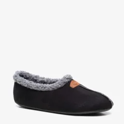 Thu!s Gevoerde dames pantoffels zwart Discount