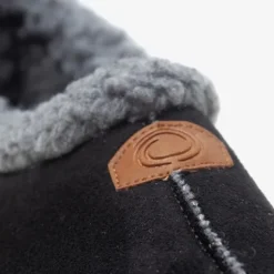 Thu!s Gevoerde dames pantoffels zwart Discount