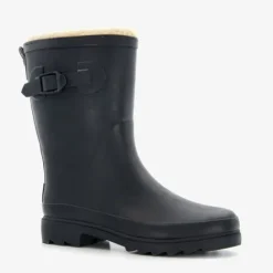 Mountain Peak Gevoerde dames regenlaarzen zwart Hot