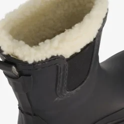 Mountain Peak Gevoerde dames regenlaarzen zwart