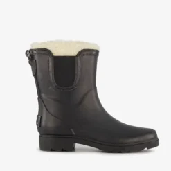 Mountain Peak Gevoerde dames regenlaarzen zwart