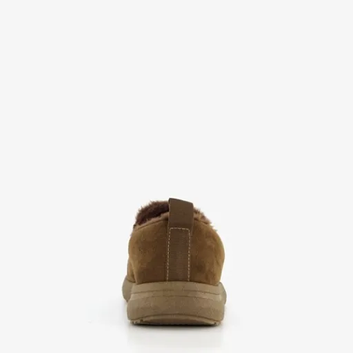 Natuform Gevoerde heren pantoffels bruin Best