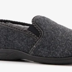 Thu!s Gevoerde heren pantoffels grijs Clearance