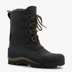 Kjelvik Gevoerde heren snowboots zwart Sale