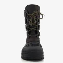 Kjelvik Gevoerde heren snowboots zwart Sale