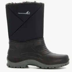 Mountain Peak Gevoerde heren snowboots zwart