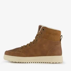 Blue Box Gevoerde heren veterboots cognac Sale