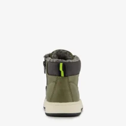 Blue Box Gevoerde hoge jongens sneakers groen Sale