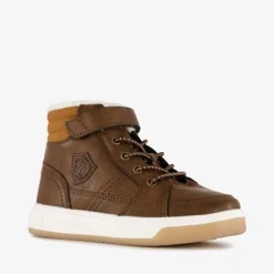Blue Box Gevoerde jongens veterboots bruin Discount