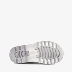 XQ Footwear Gevoerde kinder regenlaarzen zilver New