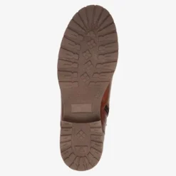 Hush Puppies Gevoerde leren dames enkellaarsjes Sale