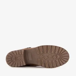 Hush Puppies Gevoerde leren dames veterlaarsjes Best