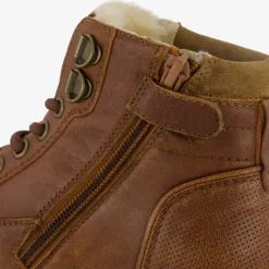 Groot Gevoerde leren jongens veterboots cognac