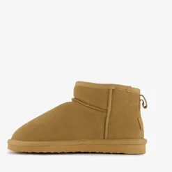 Hush Puppies Gevoerde suede laarsjes camel Outlet