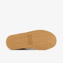 Hush Puppies Gevoerde suede laarsjes camel Outlet