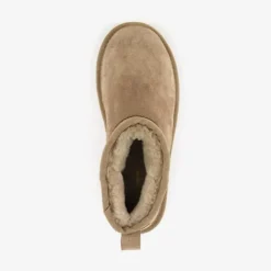 Hush Puppies Gevoerde suede laarsjes lichtbruin Sale