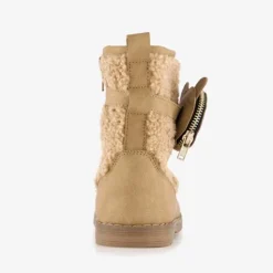 Blue Box Gevoerde teddy enkellaarsjes bruin Clearance