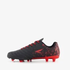 Dutchy Glide FG kinder voetbalschoenen zwart rood