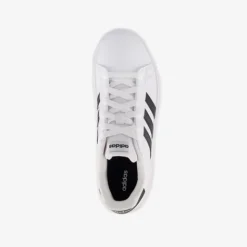 Adidas Grand Court 2.0 jongens sneakers wit zwart
