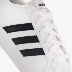 Adidas Grand Court 2.0 jongens sneakers wit zwart