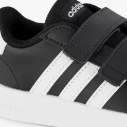 Adidas Grand Court 2.0 kinder sneakers zwart wit New