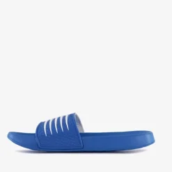 Dutchy Heren badslippers blauw wit