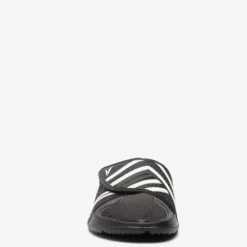 Dutchy Heren badslippers met klittenband zwart wit Discount