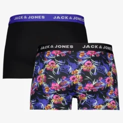 Jack & Jones Heren boxershorts 2 pack bloemenprint New