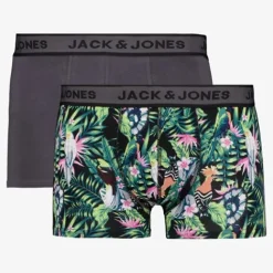 Jack & Jones Heren boxershorts 2 pack tropisch