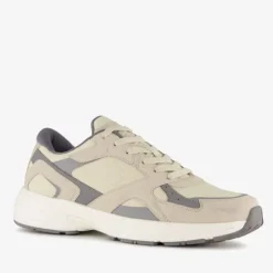 Blue Box Heren dad sneakers beige grijs
