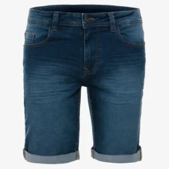 Unsigned Heren denim short donkerblauw Discount