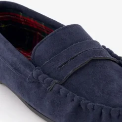 Thu!s Heren mocassin pantoffels blauw Sale