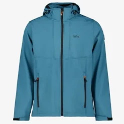 Kjelvik Heren outdoor softshell jas blauw Sale